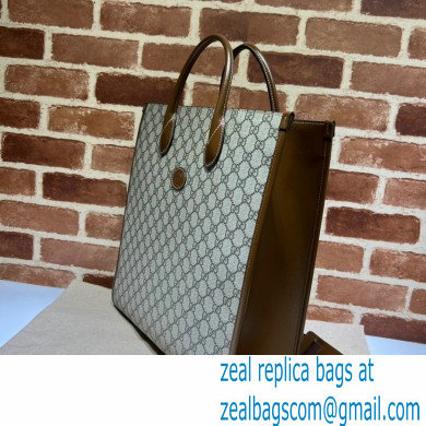 Gucci Medium tote bag with Interlocking G 674155 GG Canvas Brown