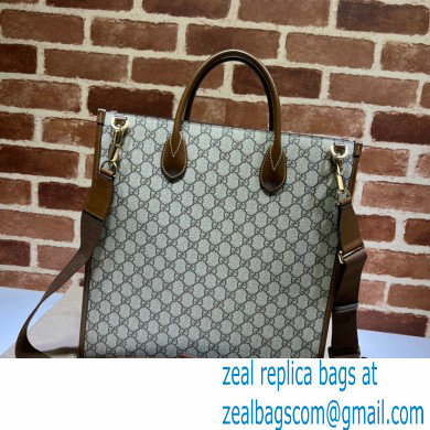 Gucci Medium tote bag with Interlocking G 674155 GG Canvas Brown