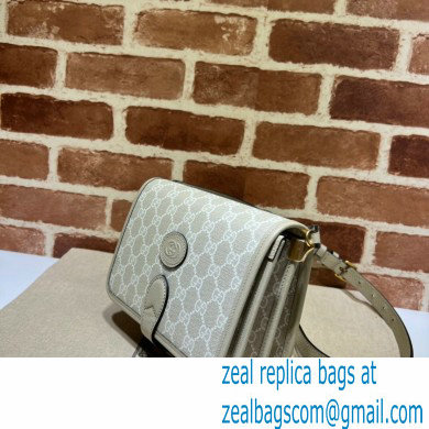 Gucci Mini shoulder bag with Interlocking G 671620 GG Canvas Oatmeal - Click Image to Close