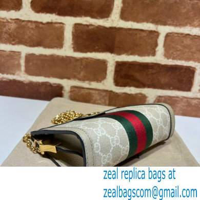 Gucci Ophidia Web Mini Shoulder Bag 602676 GG Canvas Oatmeal - Click Image to Close