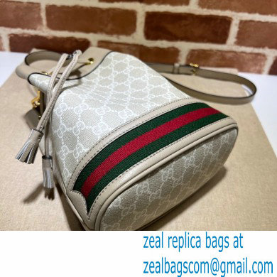 Gucci Ophidia Web Small Bucket Bag 550621 GG Canvas Oatmeal - Click Image to Close