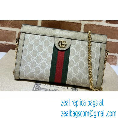 Gucci Ophidia Web Small Shoulder Bag 553877 GG Canvas Oatmeal