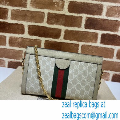 Gucci Ophidia Web Small Shoulder Bag 553877 GG Canvas Oatmeal