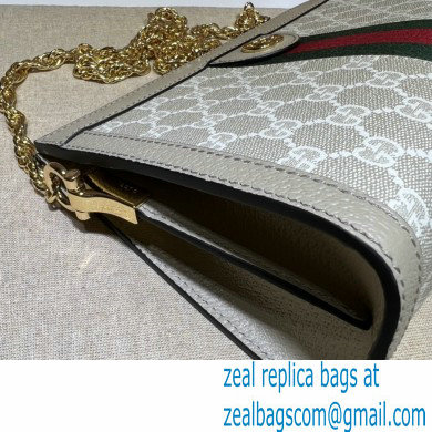 Gucci Ophidia Web Small Shoulder Bag 553877 GG Canvas Oatmeal