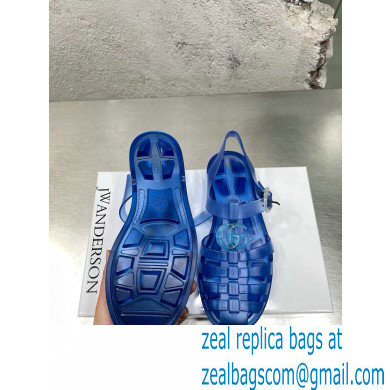 Gucci Rubber Sandals with Double G 676970 Blue 2022 - Click Image to Close