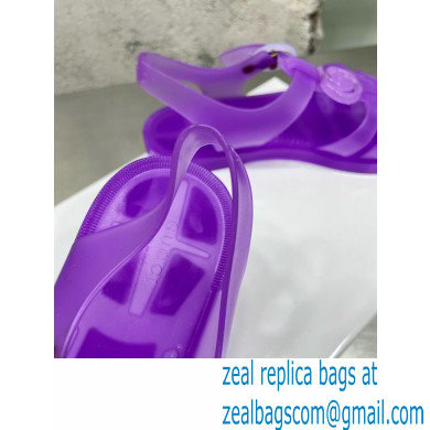 Gucci Rubber Sandals with Double G 676970 Purple 2022 - Click Image to Close