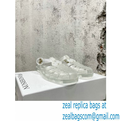 Gucci Rubber Sandals with Double G 676970 Transparent 2022 - Click Image to Close