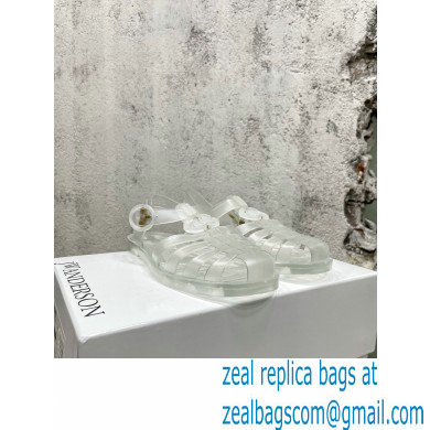 Gucci Rubber Sandals with Double G 676970 Transparent 2022