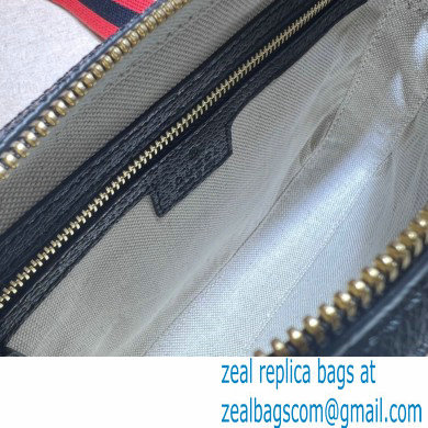 Gucci Shoulder bag with Interlocking G 699133 GG Denim Black