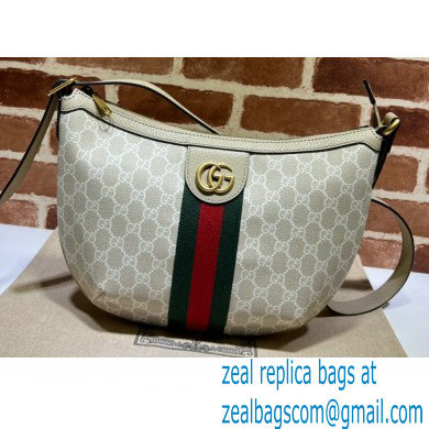 Gucci Web Ophidia Small Shoulder Bag 598125 GG Canvas Oatmeal - Click Image to Close