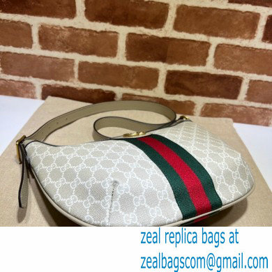 Gucci Web Ophidia Small Shoulder Bag 598125 GG Canvas Oatmeal