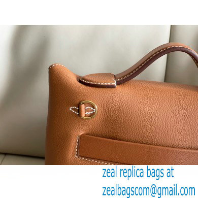 HERMES 24/24 MINI KELLY BAG IN TOGO LEATHER TAN - Click Image to Close