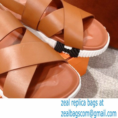 Hermes Electric sandals Leather Brown 2022