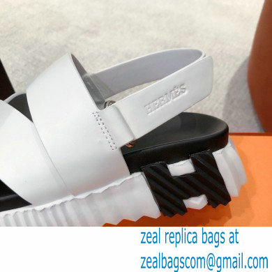 Hermes Electric sandals Leather White 2022