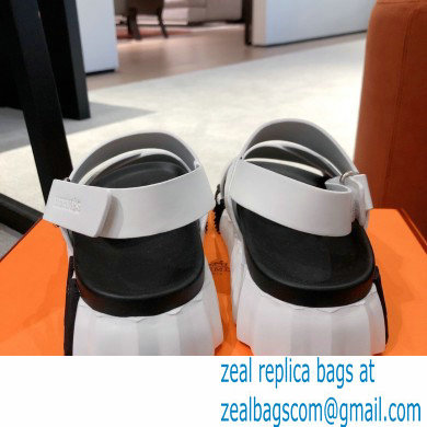 Hermes Electric sandals Leather White 2022