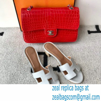 Hermes Heel 5cm Oasis Sandals in Swift Box Calfskin 01