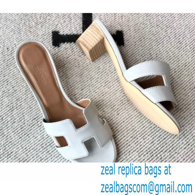 Hermes Heel 5cm Oasis Sandals in Swift Box Calfskin 01 - Click Image to Close