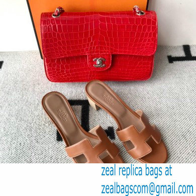 Hermes Heel 5cm Oasis Sandals in Swift Box Calfskin 05 - Click Image to Close