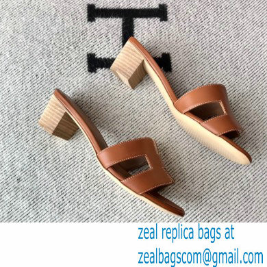 Hermes Heel 5cm Oasis Sandals in Swift Box Calfskin 05