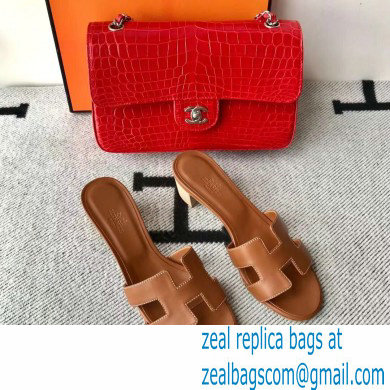 Hermes Heel 5cm Oasis Sandals in Swift Box Calfskin 08