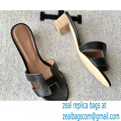 Hermes Heel 5cm Oasis Sandals in Swift Box Calfskin 09