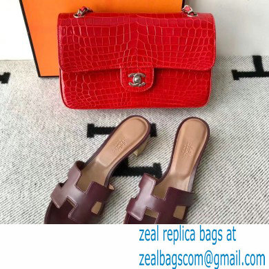 Hermes Heel 5cm Oasis Sandals in Swift Box Calfskin 10