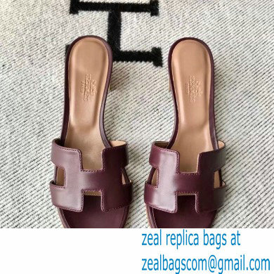 Hermes Heel 5cm Oasis Sandals in Swift Box Calfskin 10