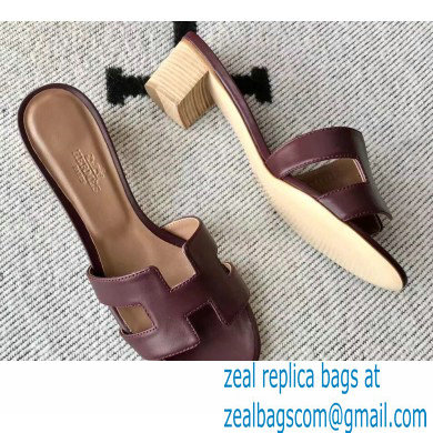 Hermes Heel 5cm Oasis Sandals in Swift Box Calfskin 10 - Click Image to Close