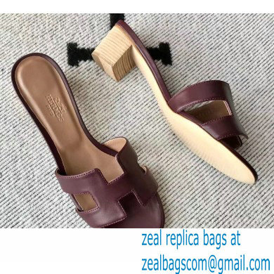 Hermes Heel 5cm Oasis Sandals in Swift Box Calfskin 10