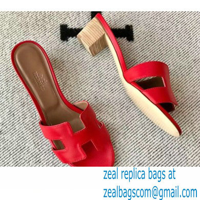 Hermes Heel 5cm Oasis Sandals in Swift Box Calfskin 12