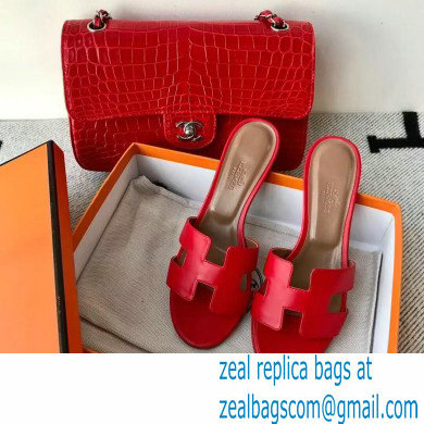 Hermes Heel 5cm Oasis Sandals in Swift Box Calfskin 12