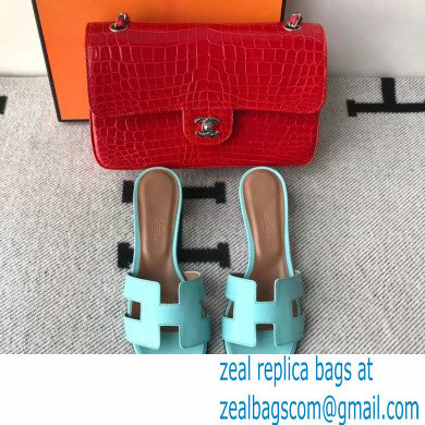 Hermes Heel 5cm Oasis Sandals in Swift Box Calfskin 14