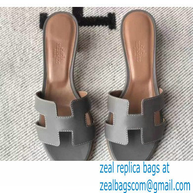 Hermes Heel 5cm Oasis Sandals in Swift Box Calfskin 15