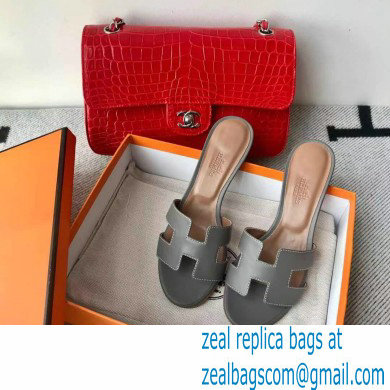 Hermes Heel 5cm Oasis Sandals in Swift Box Calfskin 15