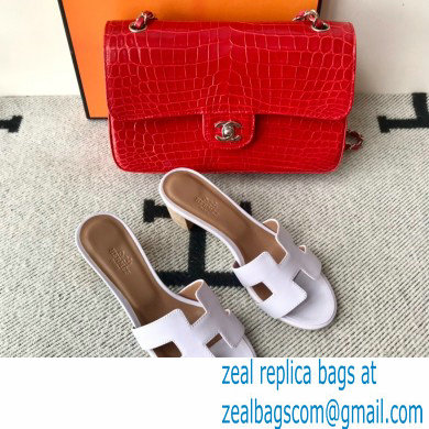 Hermes Heel 5cm Oasis Sandals in Swift Box Calfskin 17