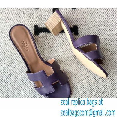 Hermes Heel 5cm Oasis Sandals in Swift Box Calfskin 18