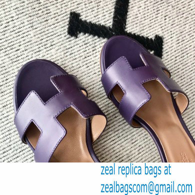 Hermes Heel 5cm Oasis Sandals in Swift Box Calfskin 18