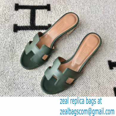 Hermes Heel 5cm Oasis Sandals in Swift Box Calfskin 19