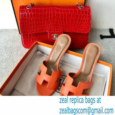 Hermes Heel 5cm Oasis Sandals in Swift Box Calfskin 20