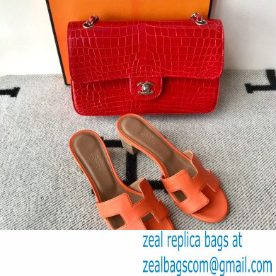 Hermes Heel 5cm Oasis Sandals in Swift Box Calfskin 20