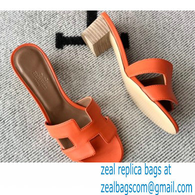 Hermes Heel 5cm Oasis Sandals in Swift Box Calfskin 20