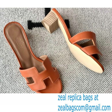 Hermes Heel 5cm Oasis Sandals in Swift Box Calfskin 21