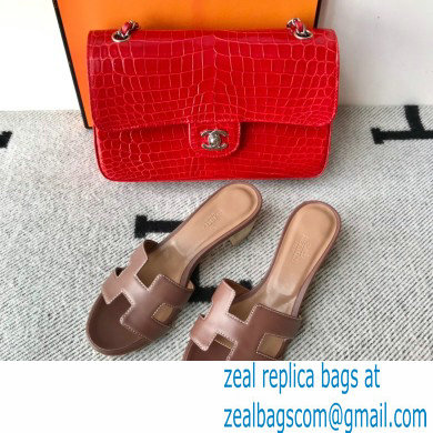 Hermes Heel 5cm Oasis Sandals in Swift Box Calfskin 23