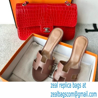 Hermes Heel 5cm Oasis Sandals in Swift Box Calfskin 23 - Click Image to Close