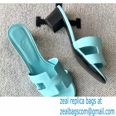 Hermes Heel 5cm Oasis Sandals in Swift Box Calfskin 25 - Click Image to Close