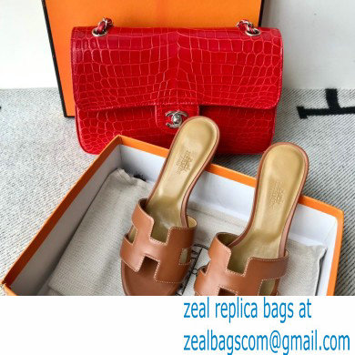 Hermes Heel 5cm Oasis Sandals in Swift Box Calfskin 26