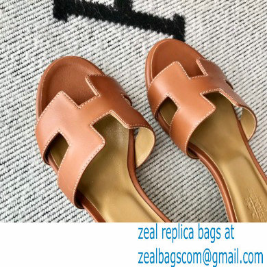 Hermes Heel 5cm Oasis Sandals in Swift Box Calfskin 26