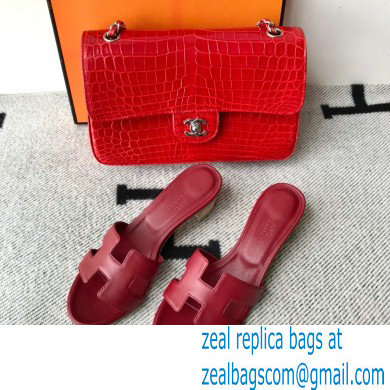 Hermes Heel 5cm Oasis Sandals in Swift Box Calfskin 27