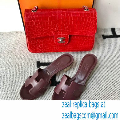 Hermes Heel 5cm Oasis Sandals in Swift Box Calfskin 28