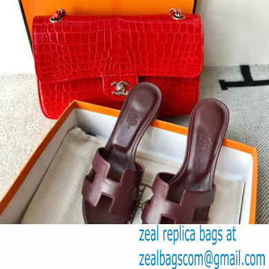 Hermes Heel 5cm Oasis Sandals in Swift Box Calfskin 28